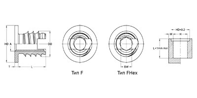   FixSert  B,  F / FHex  